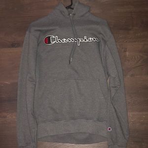 Heather grey champion hoodie